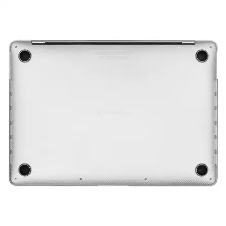 SwitchEasy Touch Protective Case pre MacBook Air 13" M2/M3/M4 - Transparent White