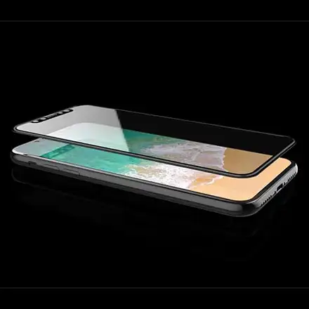 Devia ochranné sklo 3D Real Series pre iPhone SE 2020/2022 - Black Frame