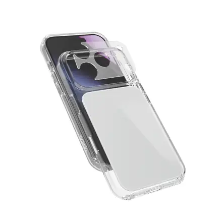 Epico Tile Mag+ Case iPhone 17 Pro/18 Pro Qi2 & MagSafe kompatibilný - šedá