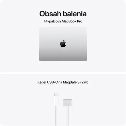 MacBook Pro 14" Apple M5 10C CPU 10C GPU 32GB 1TB Strieborný SK