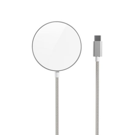 iStores by Epico UltraBase Qi2 Mag+ bezdrôtová nabíjačka EO50 - strieborná