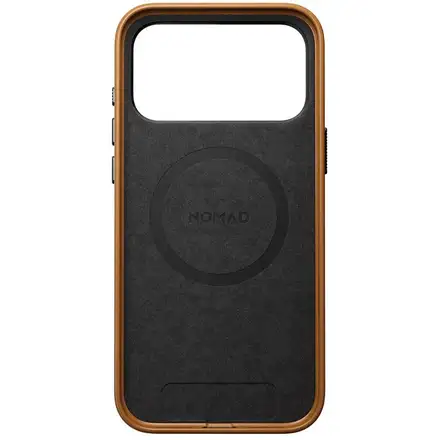 Nomad kryt Traditional Leather Case MagSafe pre iPhone 17 Pro Max - English Tan