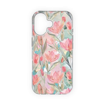 iDeal Fashion Clear Case MagSafe iPhone 17 Tulip Bloom