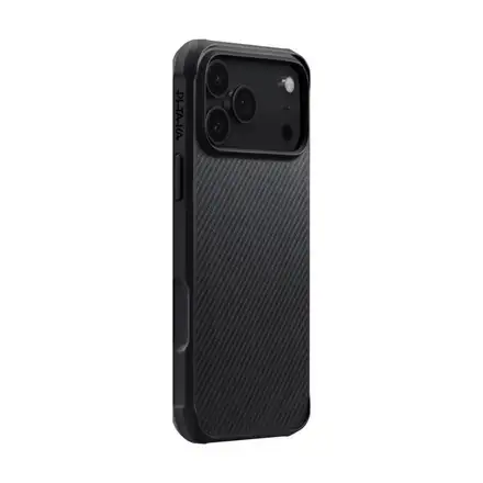 Pitaka kryt Aramid ProGuard Case pre iPhone 17 Pro Max - Black/Grey