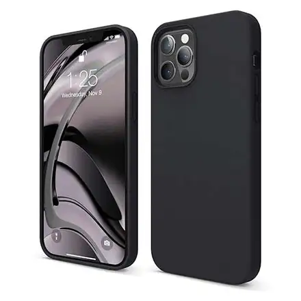 Elago kryt Silicone Case pre iPhone 12/12 Pro - Black