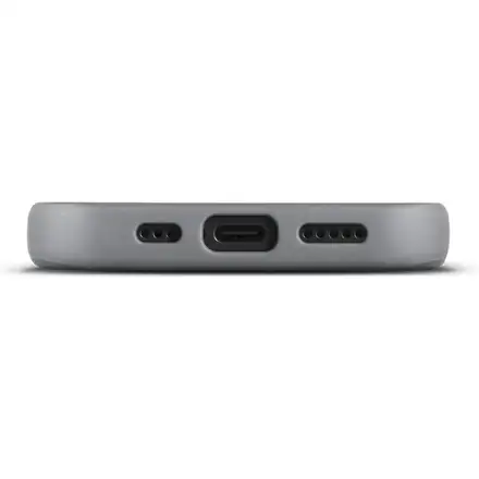 Woolnut Leather Case for iPhone 16 - Grey