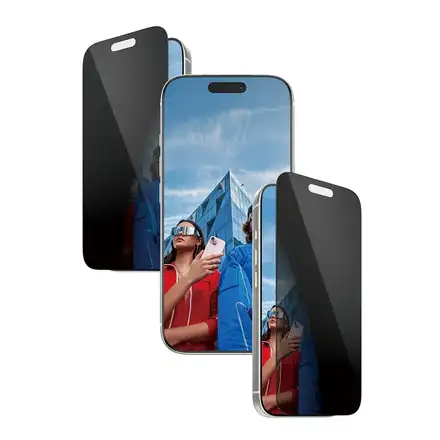PanzerGlass ochranné sklo UWF 2-Way Privacy pre iPhone 17 Pro - Black Frame