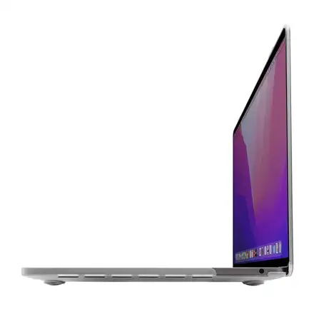 SwitchEasy Touch Protective Case pre MacBook Air 13" M2/M3/M4 - Transparent White