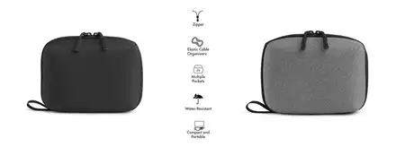 Aiino Travel Charging Kit with Pok organizer - Black