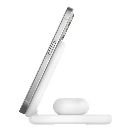 Belkin Boost Charge 2-in-1 Magnetic Foldable Wireless Charger with Qi2 15W + 36W Charger - White