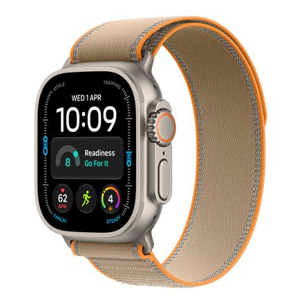 Apple Watch Ultra 4 GPS + Cellular 49mm Natural Titanium Case with Sand Trail Loop - M/L