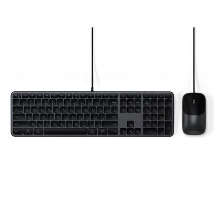 Satechi klávesnica + myš Slim CLX3 Wired Combo - Space Black