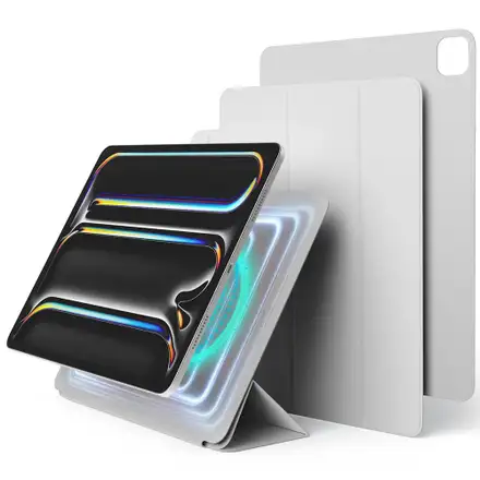 Elago puzdro Magnetic Folio Case pre iPad Pro 13" M4/M5 - Light Gray