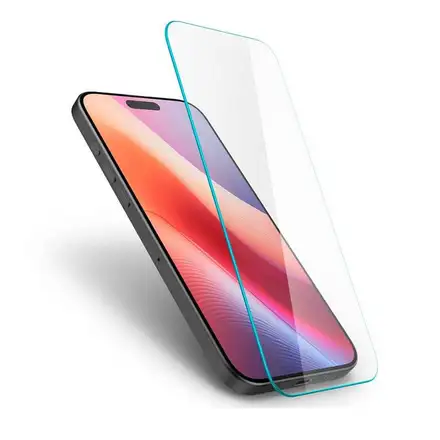 Spigen ochranné sklo GLAS.tR Slim HD pre iPhone 16/15 - Clear