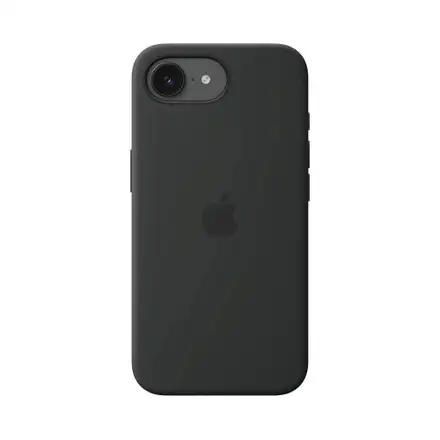 iPhone 17e Silicone Case with MagSafe – Čierna