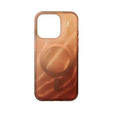 iDeal Fashion Clear Case MagSafe iPhone 16 Pro Mocha Mousse