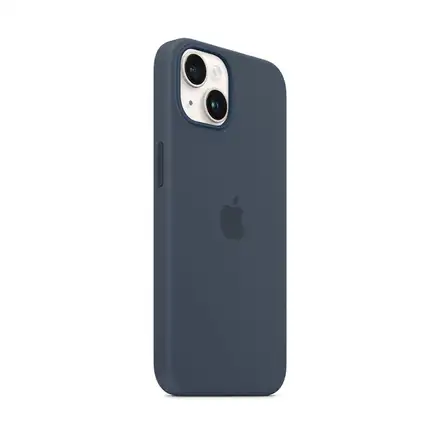Apple iPhone 14 Silicone Case with MagSafe - Storm Blue