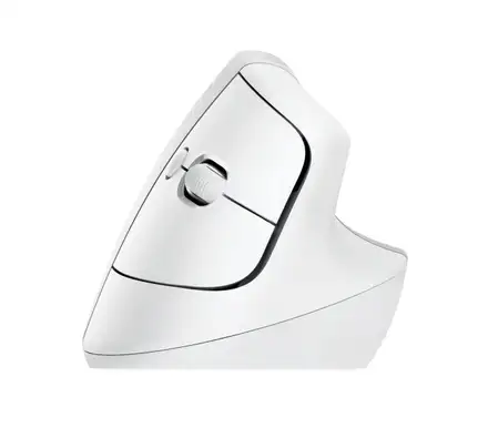 Logitech Lift for Mac Vertical ergonomická myš - white / pale grey
