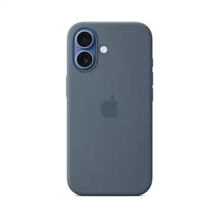iPhone 17 Silicone Case with MagSafe - Oceľovo modrá