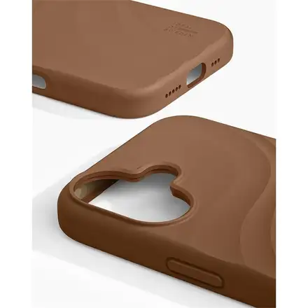 iDeal Fashion Soft Swirl Silicone Case MagSafe iPhone 16 Salted Caramel