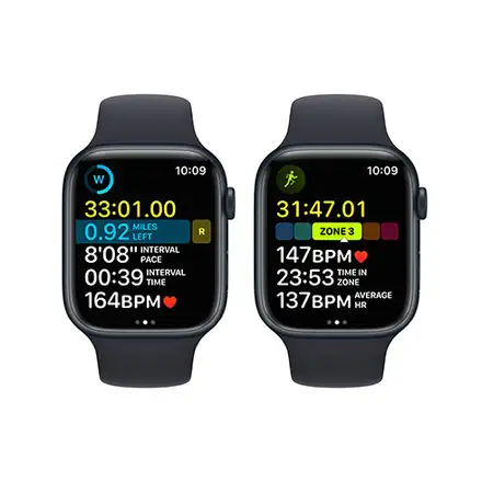 Apple Watch Series 8 GPS 45mm puzdro z temne atramentového hliníka *Použitý s DPH - Trieda C*