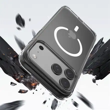 Devia kryt Pure Clear Shockproof Magnertic Case pre iPhone Air - Clear