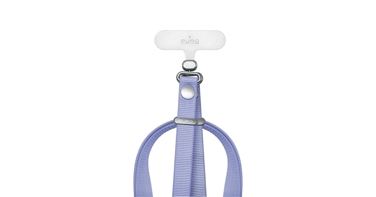 Puro Move Lace Crossbody Strap Dual Attachment System - Lavender Blue