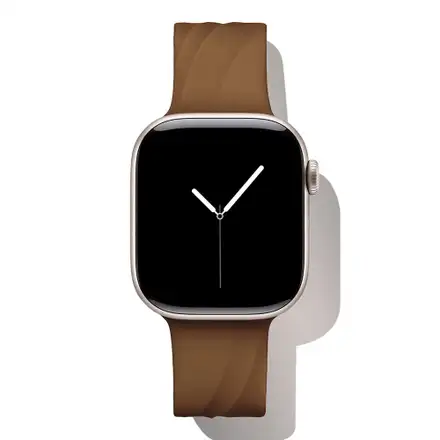 iDeal Soft Swirl Silicone Watch Band 38/40/41/42 S-M Salted Caramel