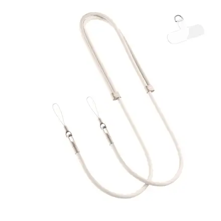 Spello Rope Crossbody Strap - béžová