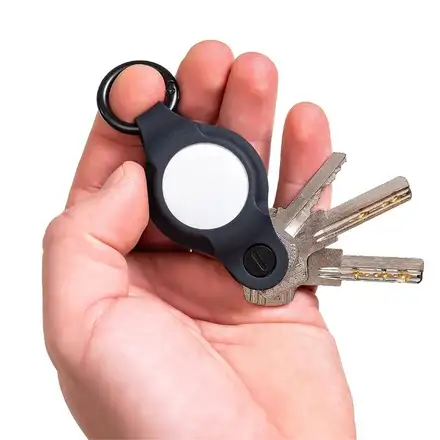 KeySmart Air Flex s púzdrom pre AirTag - čierny silikón