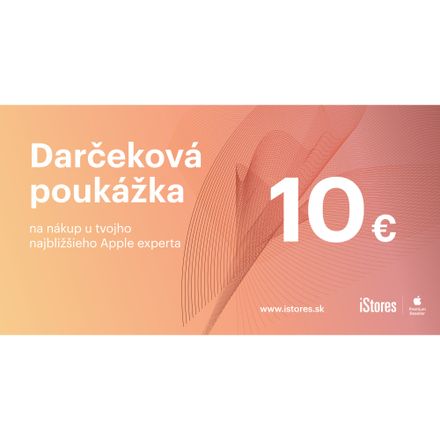 iStores Darčeková poukážka 10 €