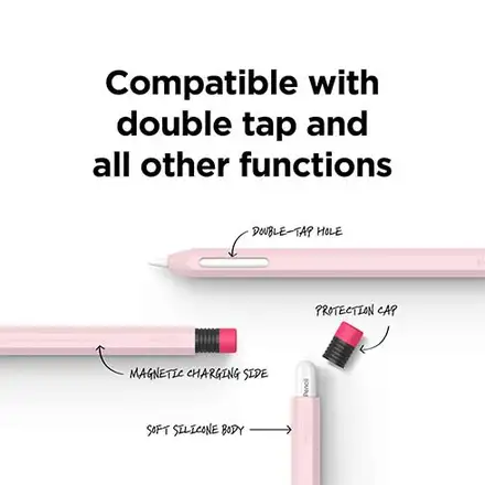 Elago kryt Classic Pencil Case pre Apple Pencil 2nd Gen & Pencil Pro - Lovely Pink