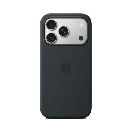 iPhone 17 Pro Silicone Case with MagSafe – Čierna
