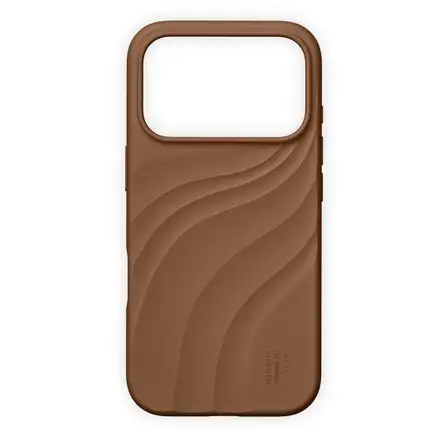 iDeal Fashion Soft Swirl Silicone Case MagSafe iPhone 17 Pro Max / 18 Pro Max Salted Caramel