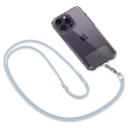 Spigen Cross Body Strap + Wrist Strap - Mute Blue
