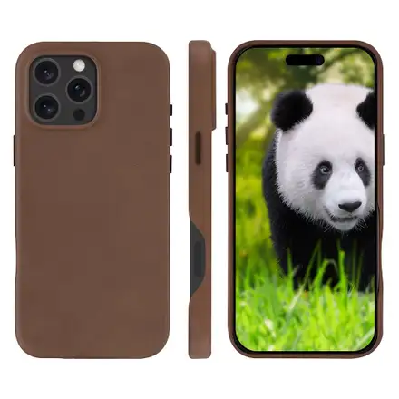dbramante1928 - Puzdro Roskilde 2 s MagSafe pre iPhone 16 Pro, dark tan