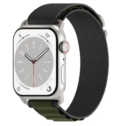 Next One remienok Adventure Loop pre Apple Watch 44/45/49mm - Gray/Green