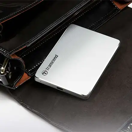 Transcend ext. HDD 2TB StoreJet 25C3N USB 3.1 - Silver Aluminium