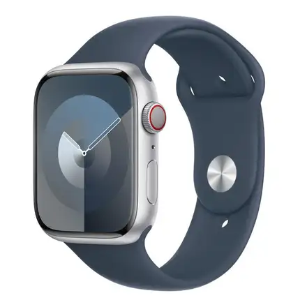 Apple Watch 45mm Storm Blue Sport Band - S/M *Vystavený*