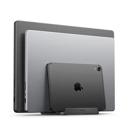 Spigen stojan Vertical Laptop Stand - Space Gray