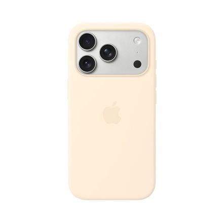 iPhone 17 Pro Silicone Case with MagSafe – Vanilková