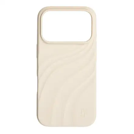 iDeal Fashion Soft Swirl Silicone Case MagSafe iPhone 17 Pro Max / 18 Pro Max Cloud Dancer