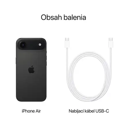 iPhone Air 1TB Vesmírna čierna