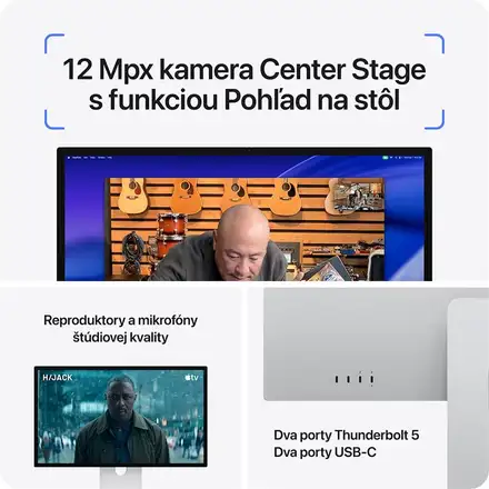 Apple Studio Display XDR - Sklo s nanotextúrou - Montážny adaptér VESA (bez stojana)