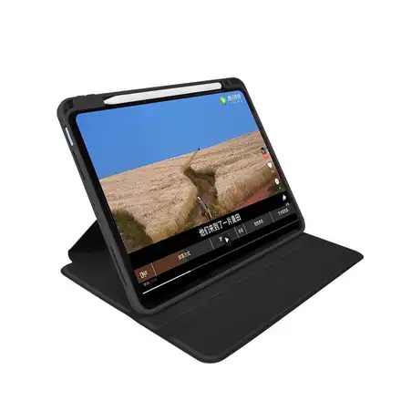 Comma puzdro Cyclone Rotation Case with Pencil Slot pre iPad 10-11 Gen 2022/2025 - Blue
