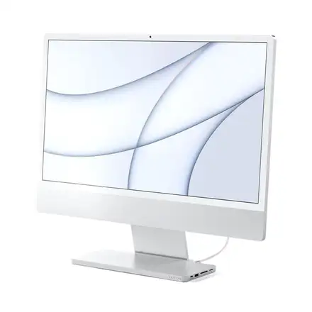 Satechi USB-C Slim Dock pre 24" iMac 2021 & 2023 - Silver Aluminium