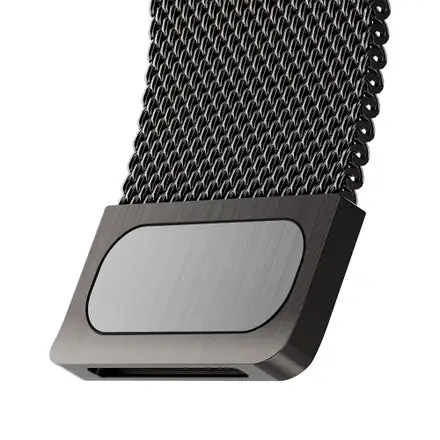 SwitchEasy remienok Mesh Stainless Steel pre Apple Watch 44/45/46mm - Slate