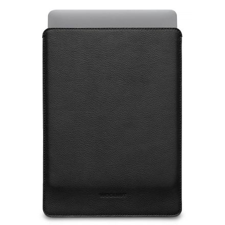 Woolnut Leather Sleeve for Macbook Pro 14 - Black