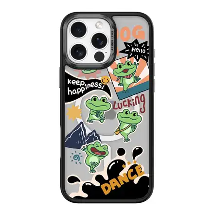 Comma kryt Cultural Series Magnetic Case pre iPhone 16 Plus - Lucky Frog