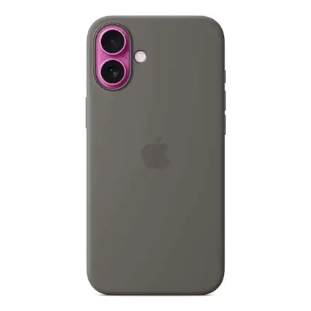 iPhone 16 Plus Silicone Case with MagSafe - Stone Gray